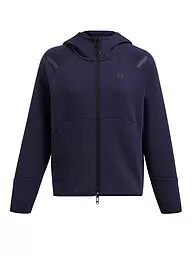 UNDER ARMOUR | Veste à capuche pour femme UA Unstoppable Fleece avec zip intégral | Bleu foncé