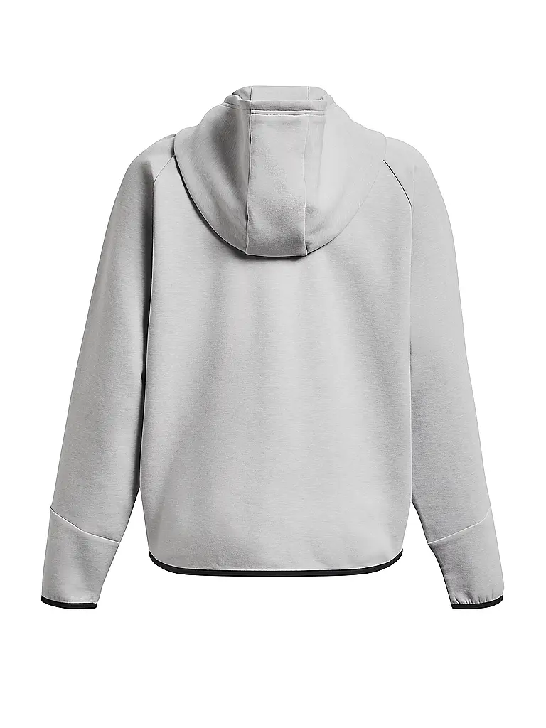 UNDER ARMOUR | Veste à capuche zippée intégrale UA Unstoppable Fleece pour femme | Gris