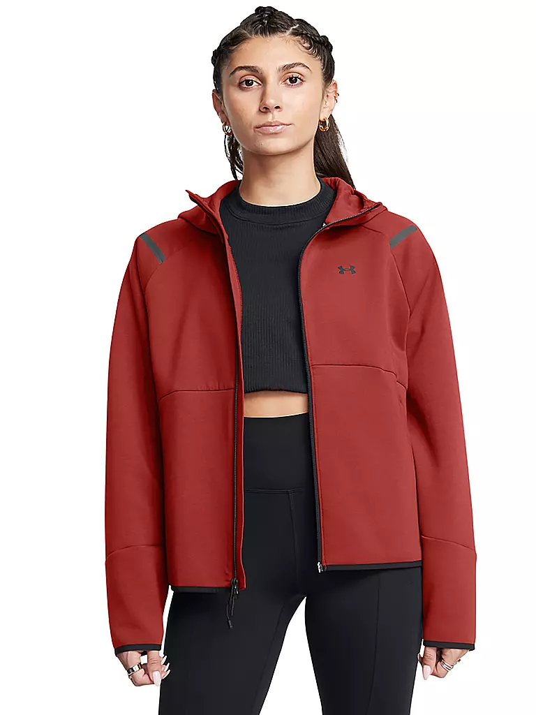 UNDER ARMOUR | Veste à capuche zippée intégrale UA Unstoppable Fleece pour femme |