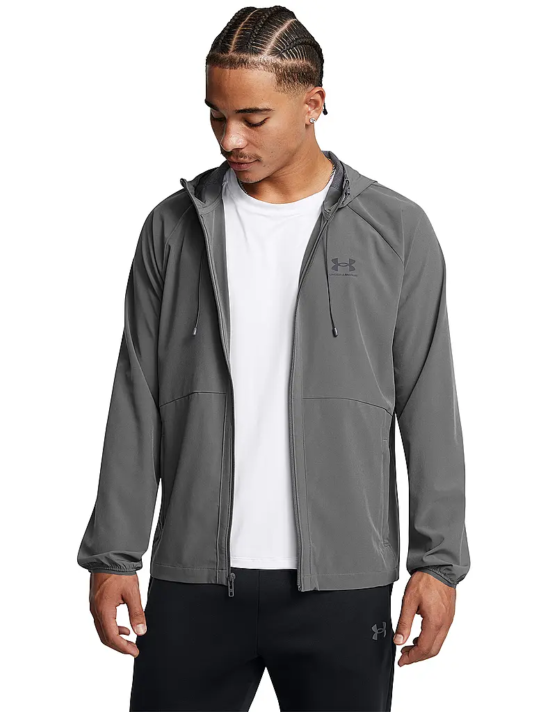 UNDER ARMOUR | Veste coupe-vent stretch UA pour homme | Gris