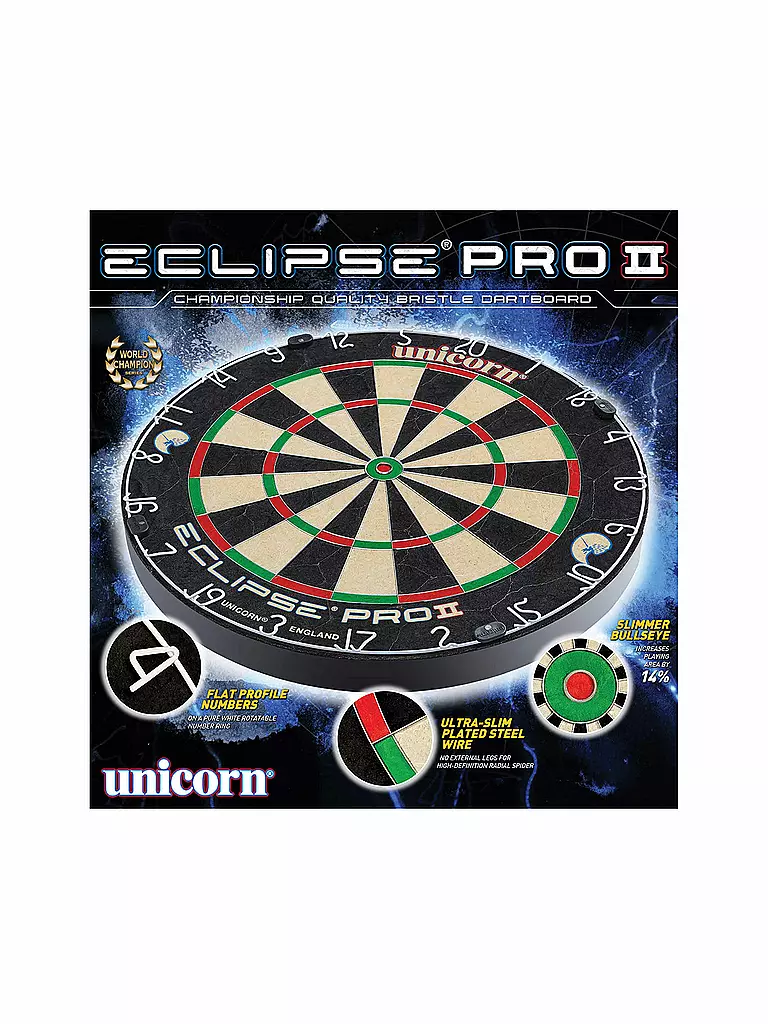 UNICORN | Cible de fléchettes Eclipse Pro 2 | 