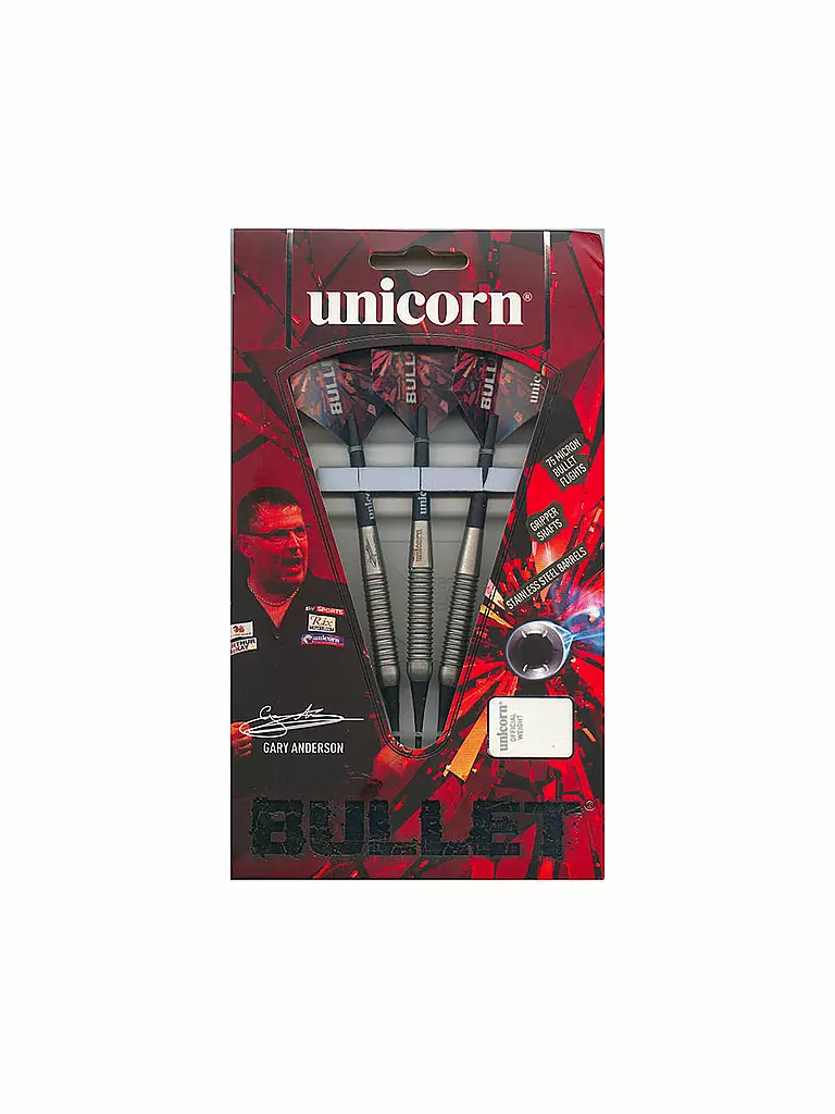 UNICORN | Dartsset Gary Anderson Bullet Steeldarts | 