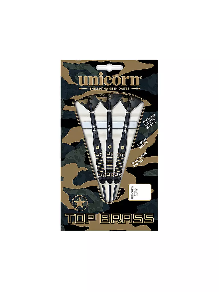 UNICORN | Fléchette Top Brass 20g | Noir