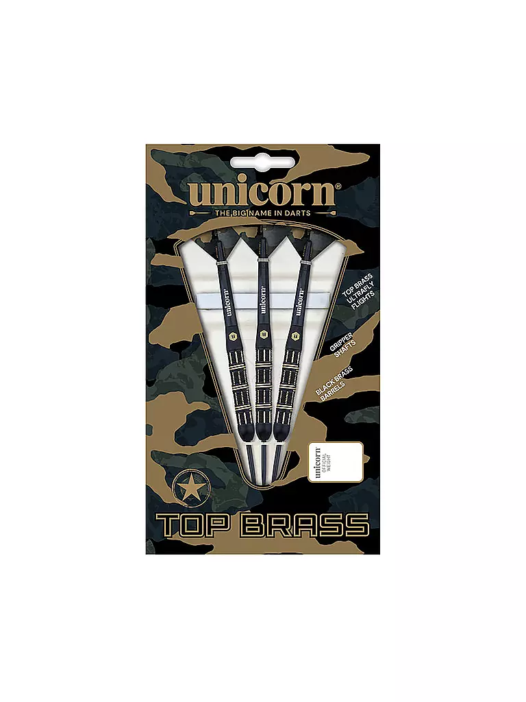 UNICORN | Fléchette Top Brass 21g | Noir