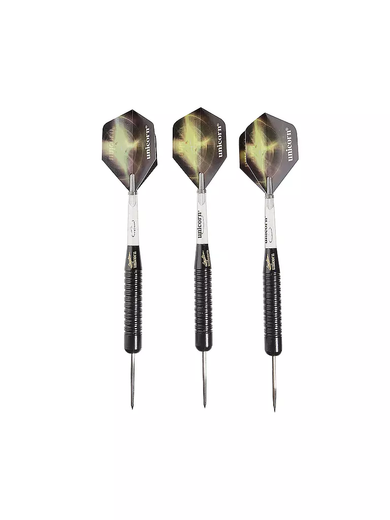 UNICORN | Fléchettes Steeldart Black Brass (Gary Anderson) | Aucune couleur