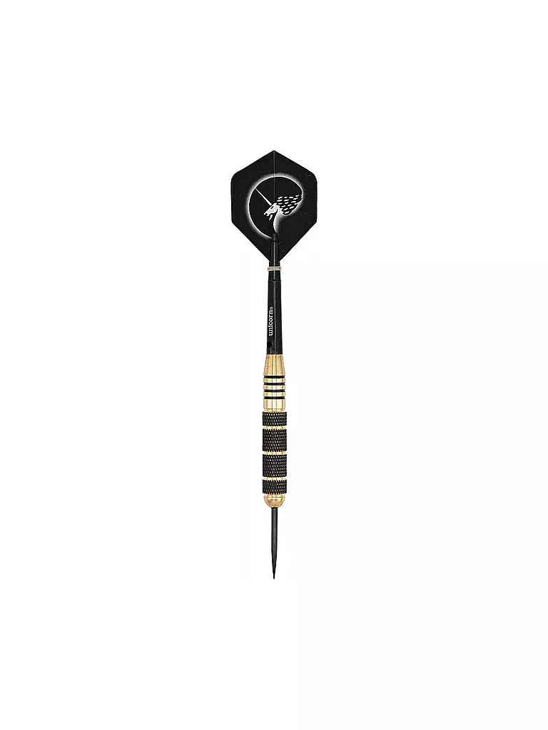 UNICORN | Fléchettes Steeldart Core Plus Brass | Noir