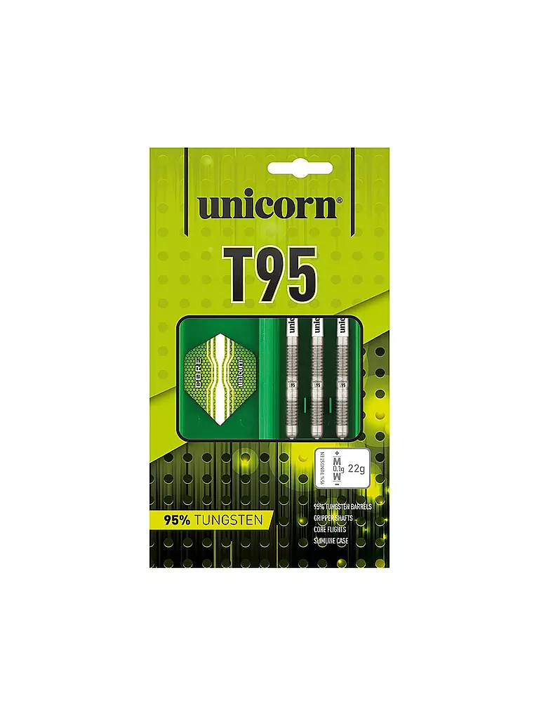 UNICORN | Fléchettes Steeldart Core XL T95 22g | Bleu
