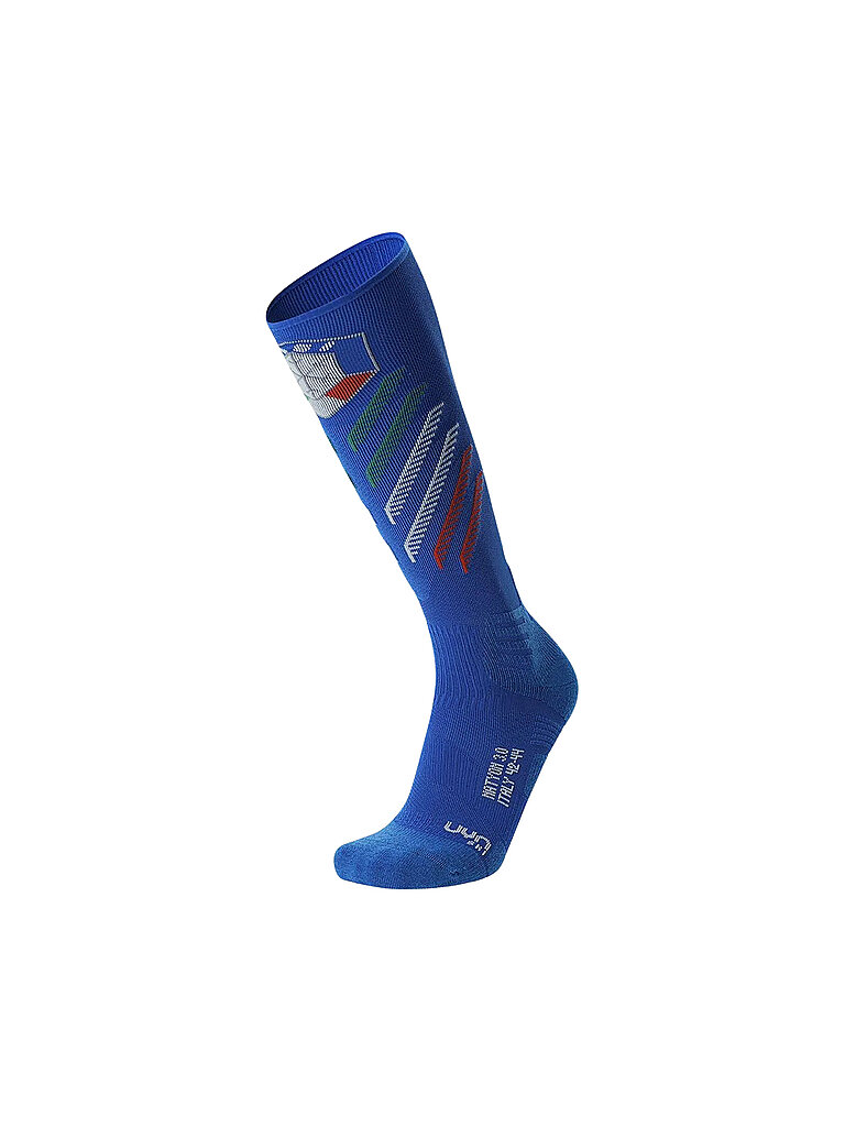Chaussettes de ski Natyon 3.0 Italy bleu 42-44