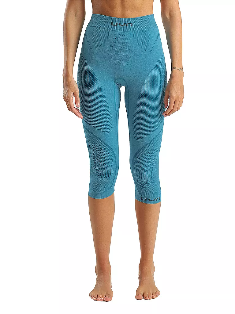 UYN | Damen Unterziehtight Evolution Biotech 3/4 | Turquoise