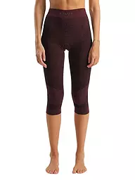 UYN | Sous-pantalon 3/4 Femme Fusyon Biotech Medium Merino | Rouge foncé