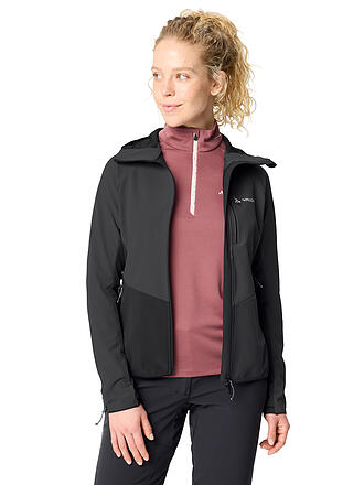 VAUDE | Veste de randonnée softshell à capuche Larice pour femme