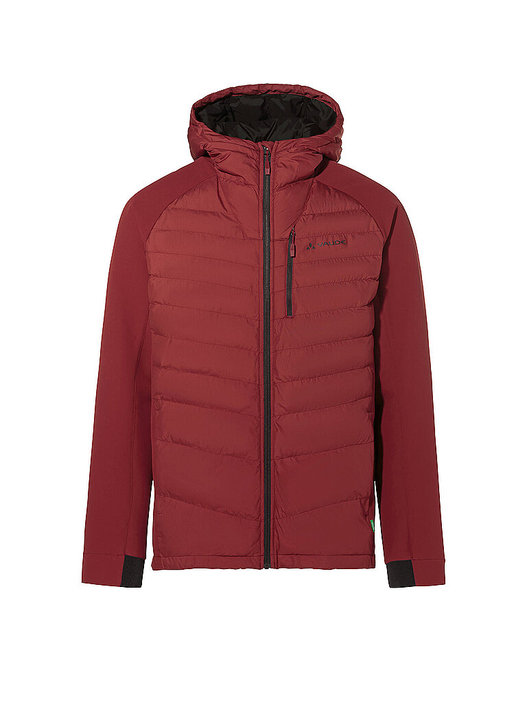 Veste hybride à capuche Elopes rouge foncé M