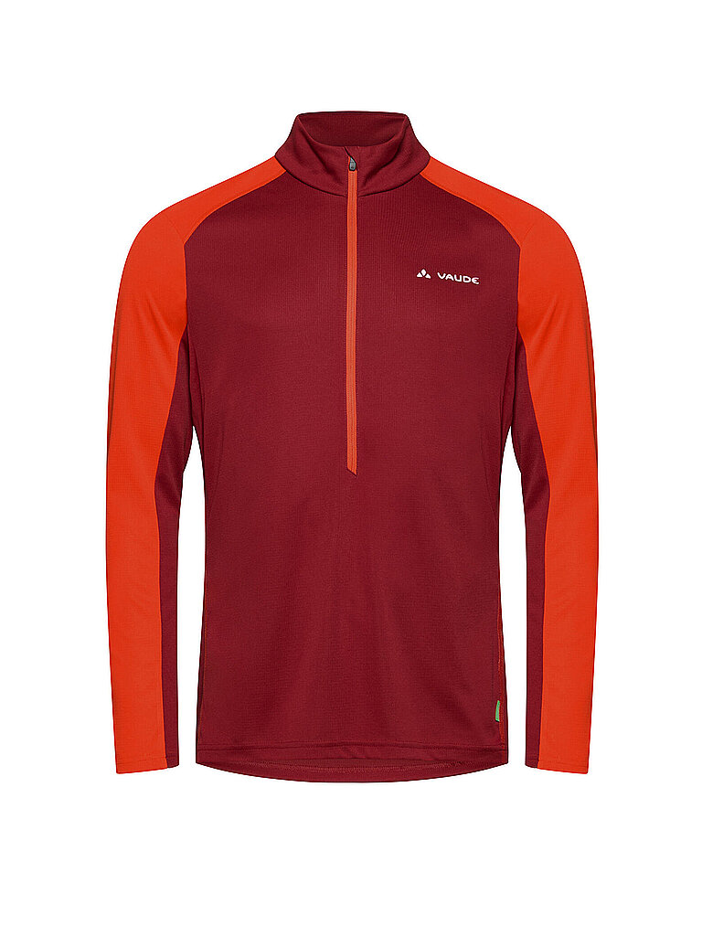 Zipshirt de sport Larice Light Shirt II rouge foncé L