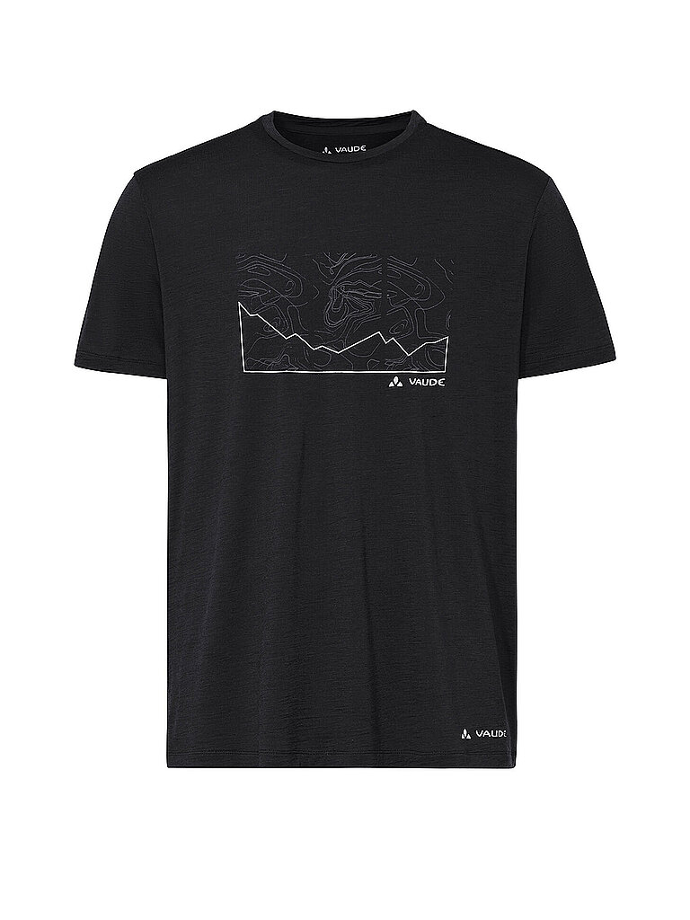T-shirt de sport Tekoa Wool noir XL