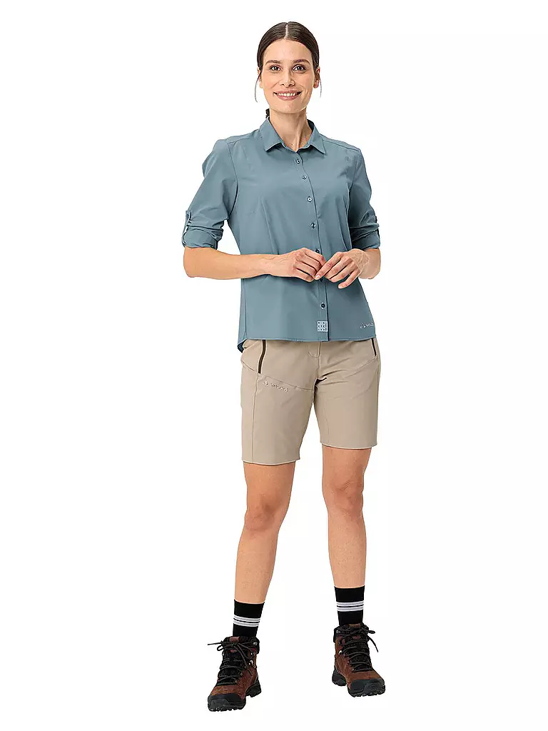 VAUDE | Blouse Rosemoor IV Uni pour femmes | Bleu clair