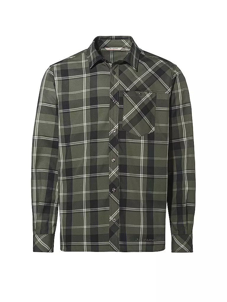 VAUDE | Chemise homme Neshan IV | Vert foncé