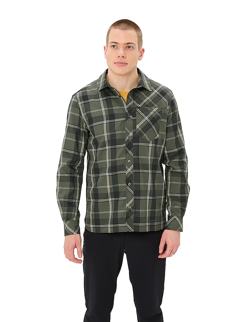 VAUDE | Chemise homme Neshan IV | Vert foncé