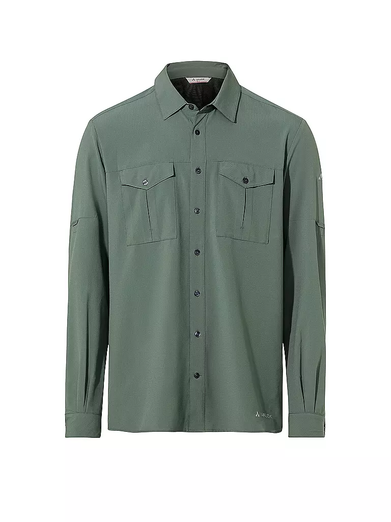 VAUDE | Chemise homme Rosemoor II Uni | Olive