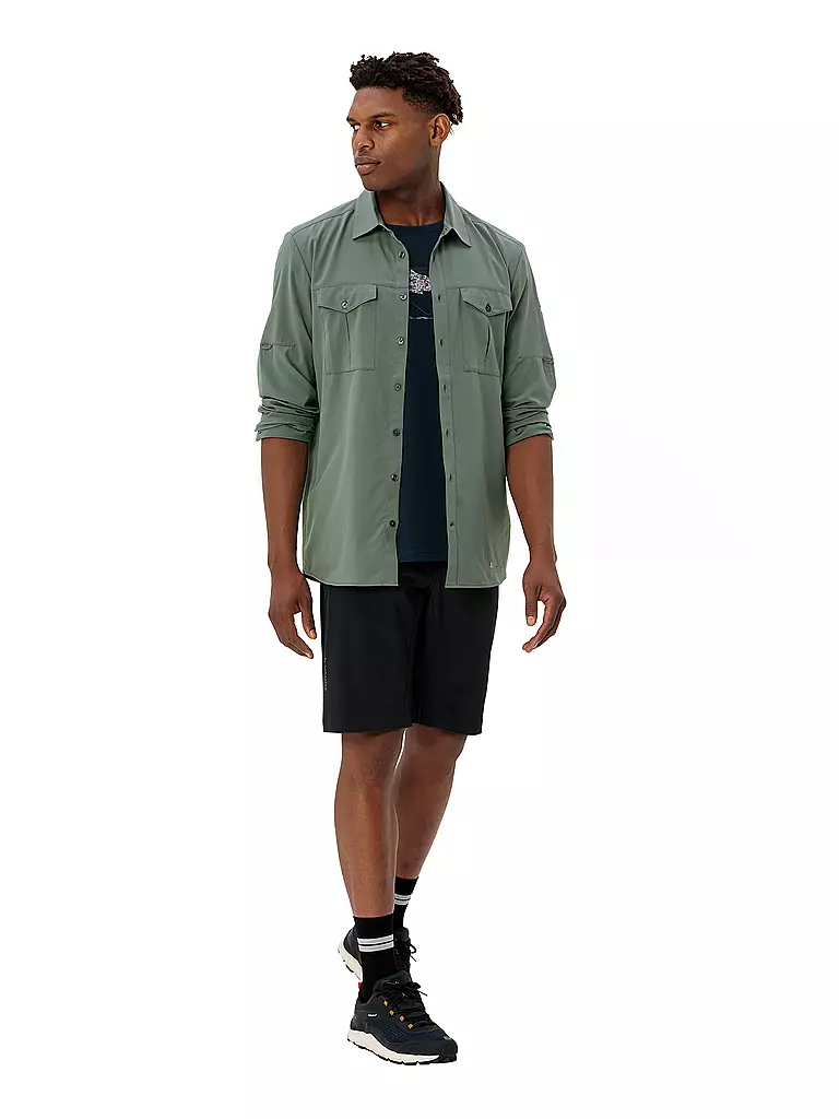 VAUDE | Chemise homme Rosemoor II Uni | Olive