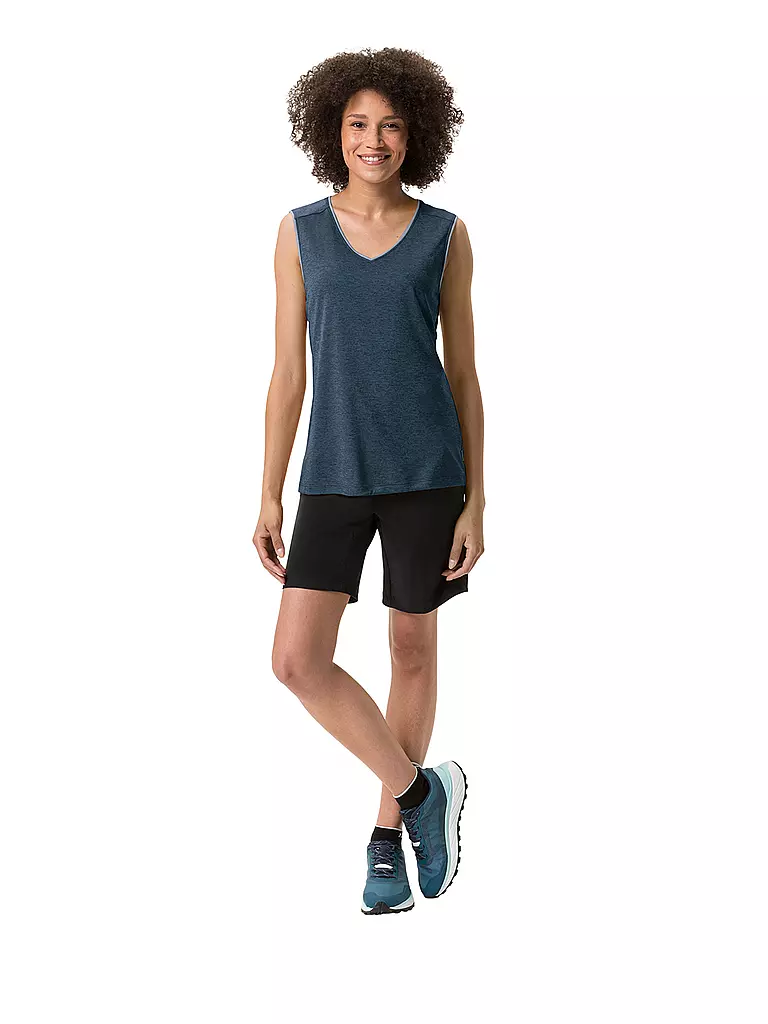 VAUDE | Débardeur de sport Essential pour femmes | Bleu foncé