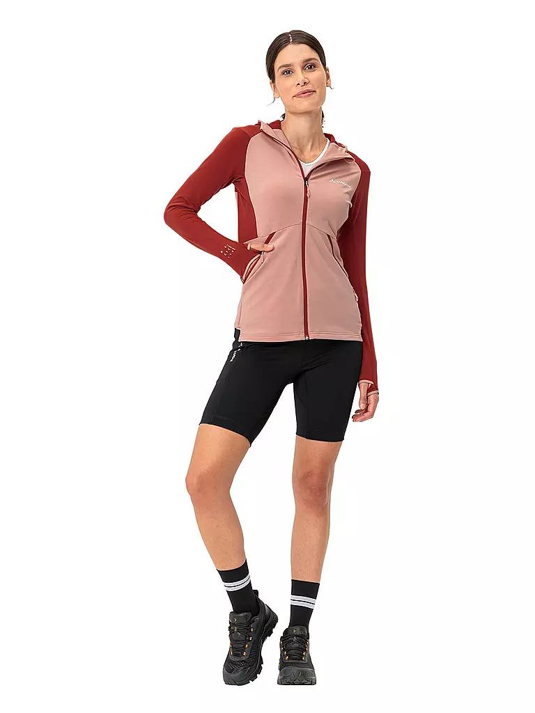 VAUDE | Damen Fleecejacke Scopi Hoodie | Rose