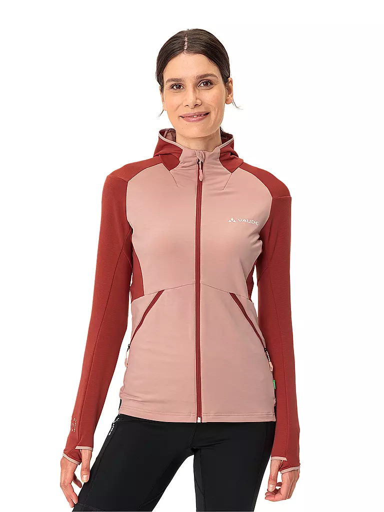 VAUDE | Damen Fleecejacke Scopi Hoodie | Rose