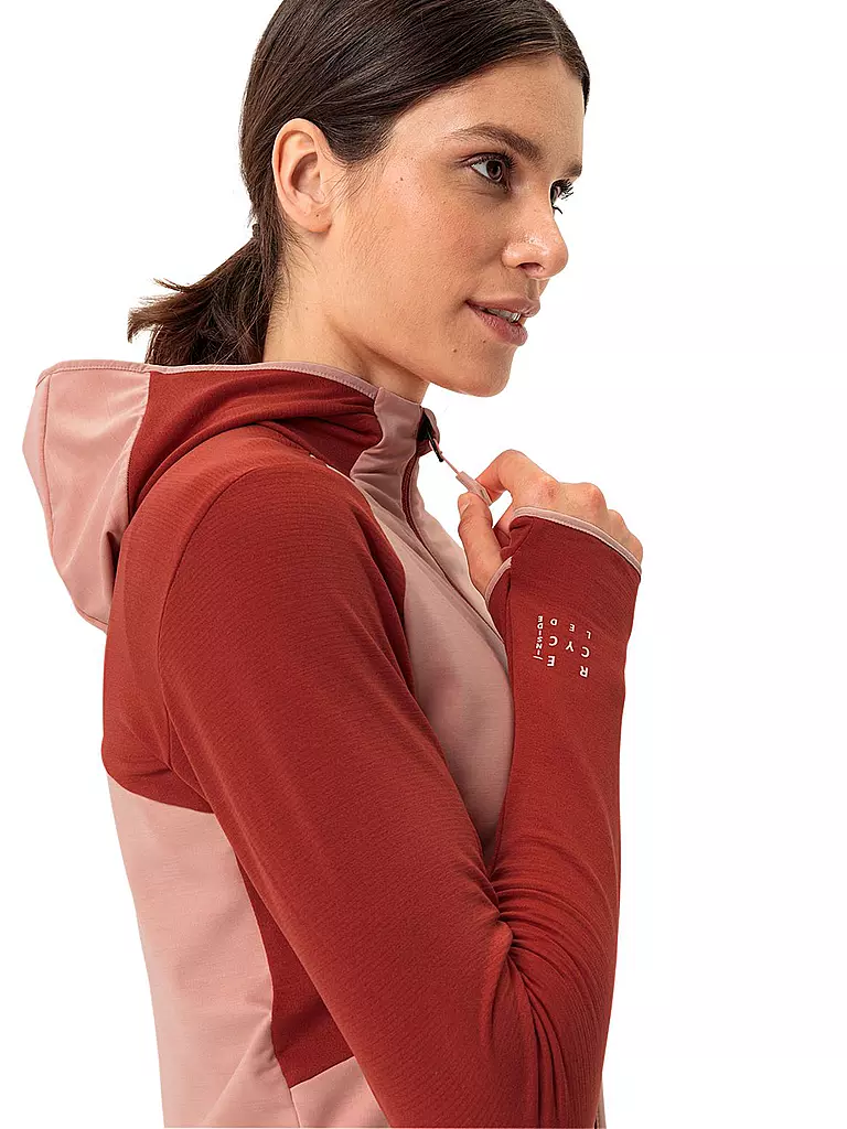 VAUDE | Damen Fleecejacke Scopi Hoodie | Rose