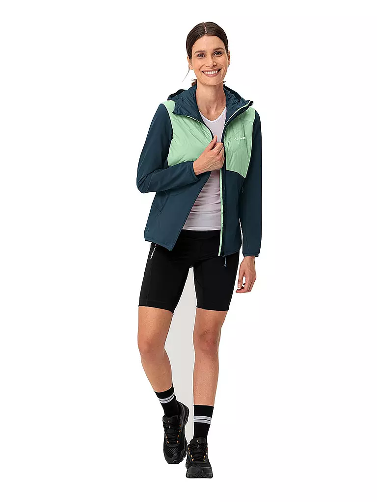 VAUDE | Damen Hybridjacke Brenva Hoodie | Bleu foncé