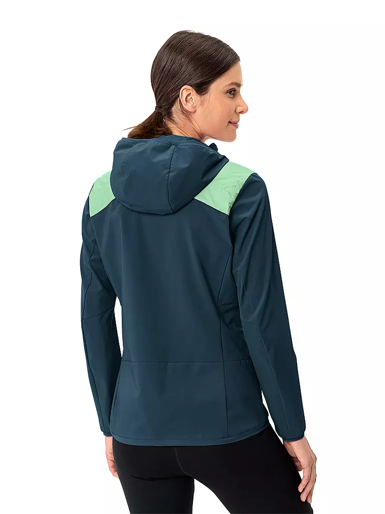 VAUDE | Damen Hybridjacke Brenva Hoodie | Bleu foncé