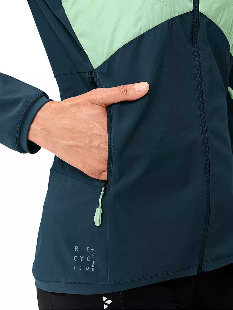 VAUDE | Damen Hybridjacke Brenva Hoodie | Bleu foncé