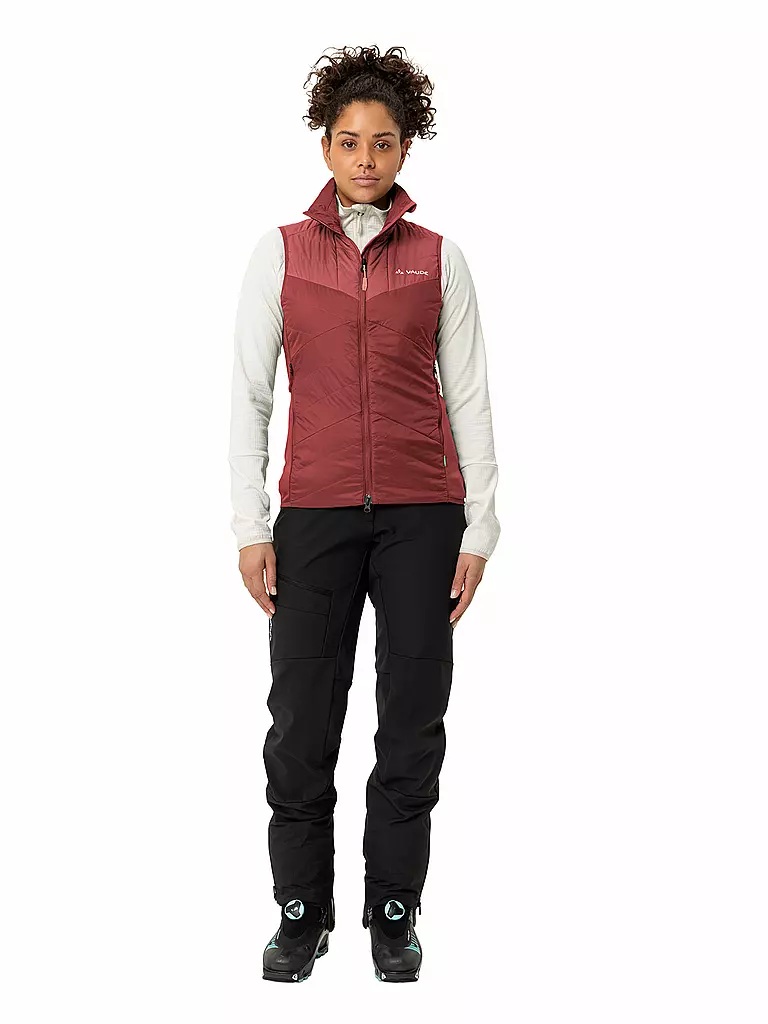 VAUDE | Damen Isoweste Sesvenna  | Rouge foncé
