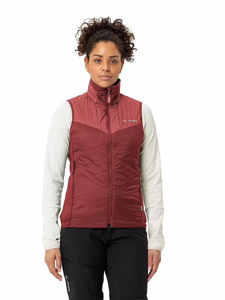 VAUDE | Damen Isoweste Sesvenna  | Rouge foncé