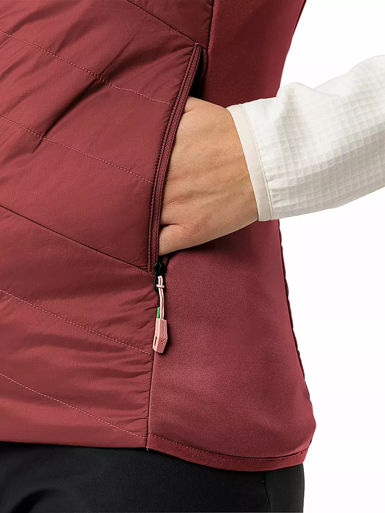 VAUDE | Damen Isoweste Sesvenna  | Rouge foncé