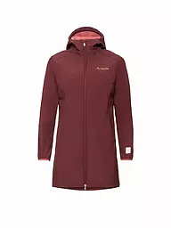 VAUDE | Damen Softshellparka Moena  warm Hoodie | Rouge foncé