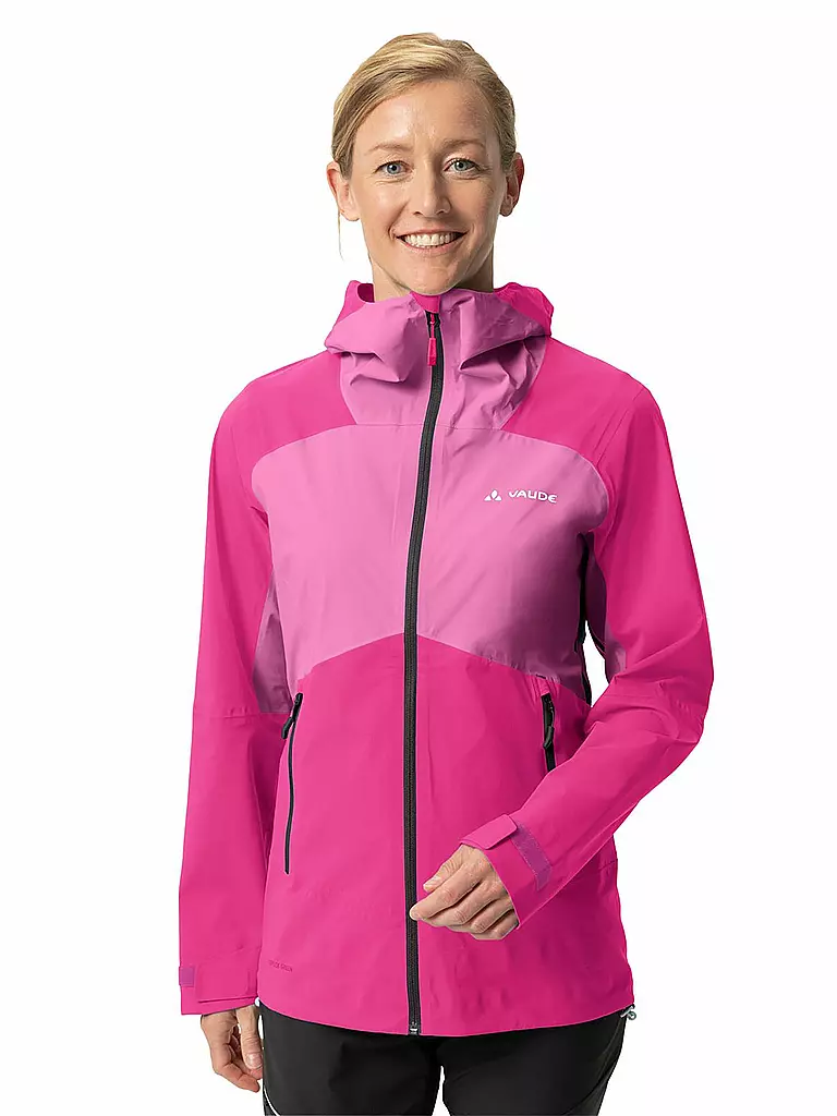 VAUDE | Damen Touren Regenjacke Simony IV 2,5-Lagen | Rose vif