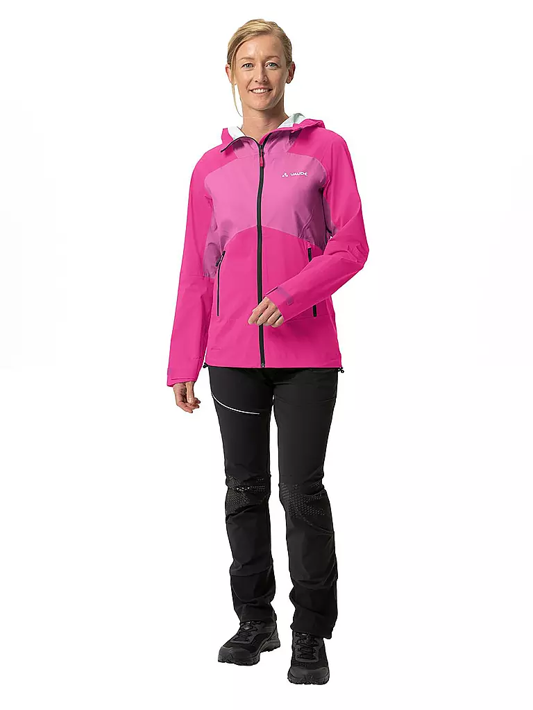 VAUDE | Damen Touren Regenjacke Simony IV 2,5-Lagen | Rose vif