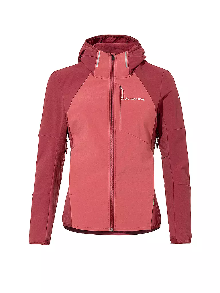 VAUDE | Damen Touren Softshelljacke Larice  | Rouge foncé