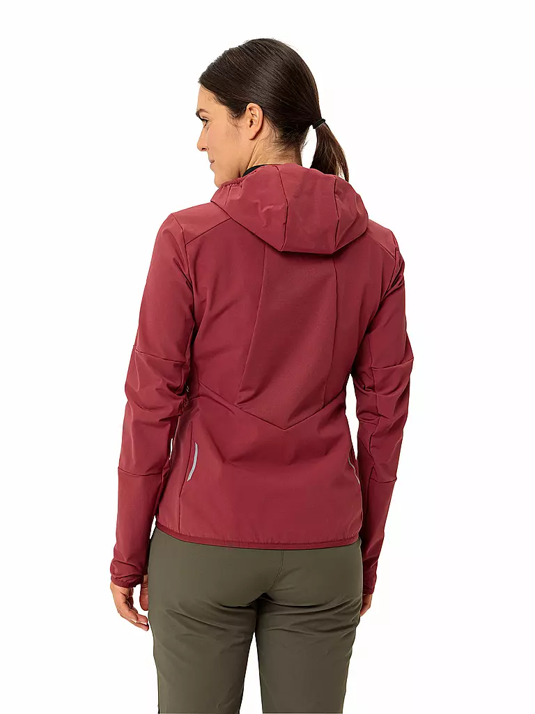VAUDE | Damen Touren Softshelljacke Larice  | Rouge foncé