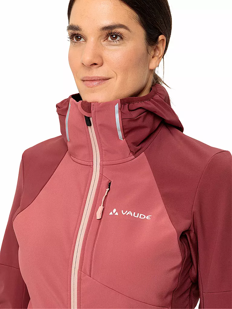 VAUDE | Damen Touren Softshelljacke Larice  | Rouge foncé
