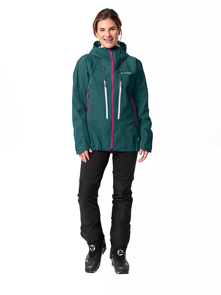 VAUDE | Damen Tourenjacke Monviso 3L | Pétrole