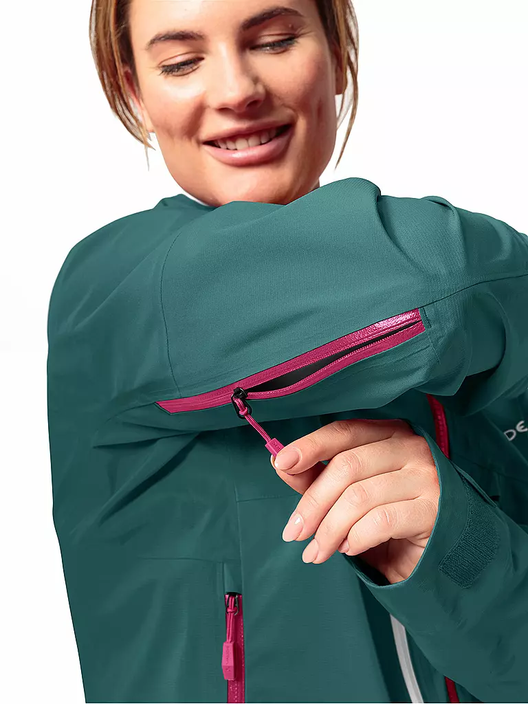 VAUDE | Damen Tourenjacke Monviso 3L | Pétrole