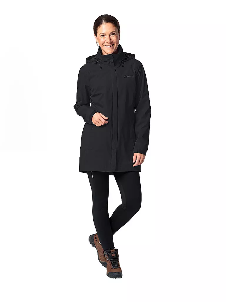 VAUDE | Damen Winterparka Escape 2L Hoodie | Noir