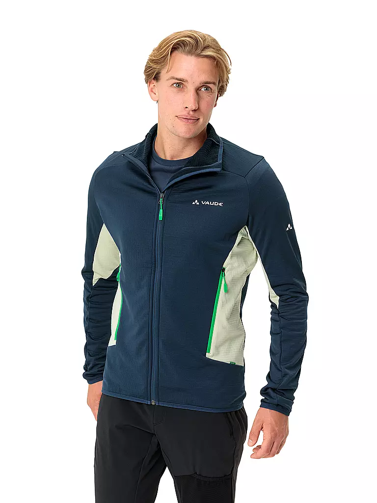 VAUDE | Herren Fleecejacke Monvisio | Bleu foncé