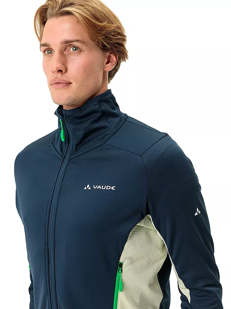 VAUDE | Herren Fleecejacke Monvisio | Bleu foncé