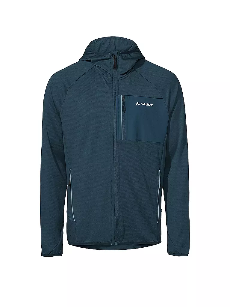 VAUDE | Herren Fleecejacke Tekoa Hoodie | Bleu foncé