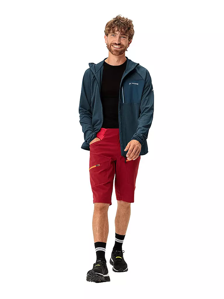 VAUDE | Herren Fleecejacke Tekoa Hoodie | Bleu foncé
