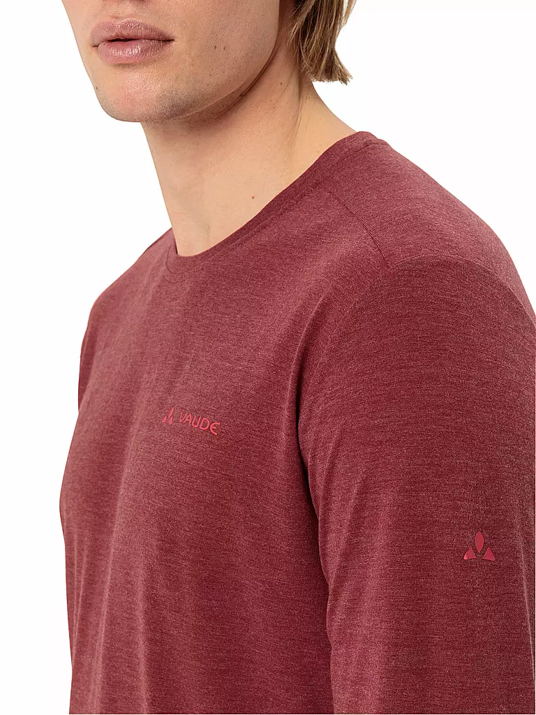 VAUDE | Herren Funktionsshirt Rosemoor III | Rouge foncé