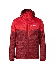 VAUDE | Herren Isolationsjacke Freney V Hoodie | Rouge foncé