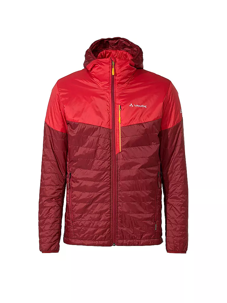 VAUDE | Herren Isolationsjacke Freney V Hoodie | Rouge foncé
