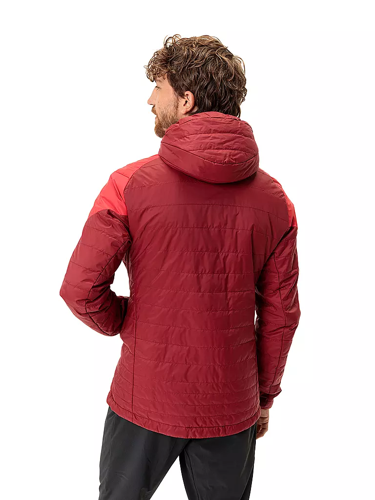 VAUDE | Herren Isolationsjacke Freney V Hoodie | Rouge foncé